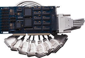 8 Port RS-232 Serial Interface with Extended AT Interrupts